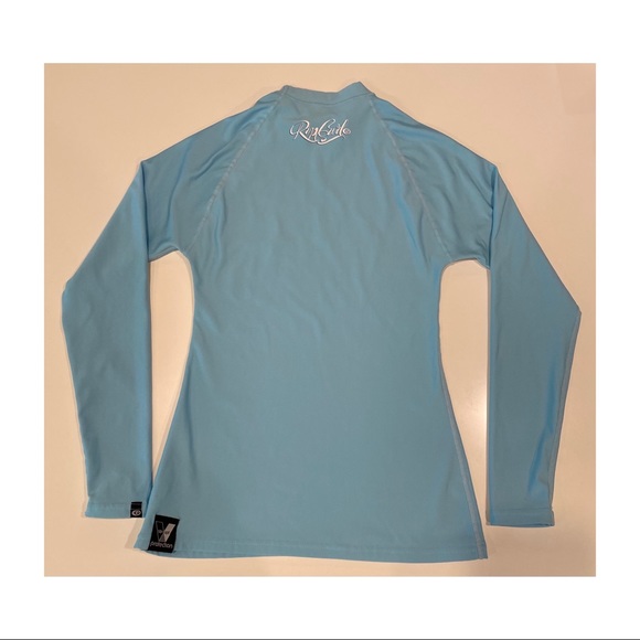 RipCurl long-sleeved fitted rashie 50+UPF stretchy - Picture 3 of 7